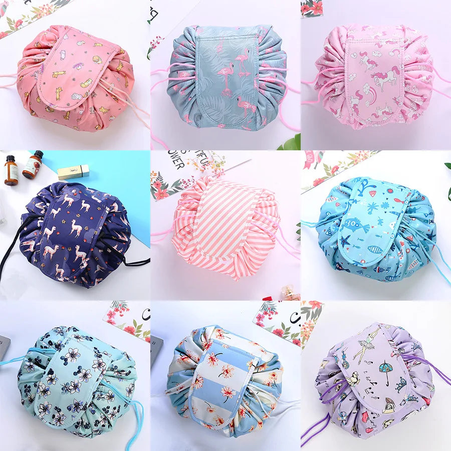 Women Drawstring Cosmetic Bag