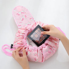 Women Drawstring Cosmetic Bag